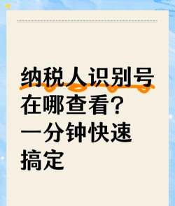 纳税人识别号怎么查,三种常用方法,快速找到答案 纳税人识别号怎么查,三种常用方法,快速找到答案