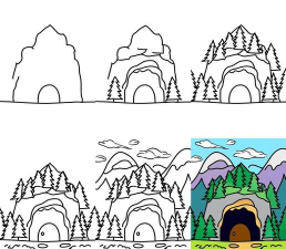 山洞怎么画,掌握基础技巧,轻松画出立体感 山洞怎么画,掌握基础技巧,轻松画出立体感