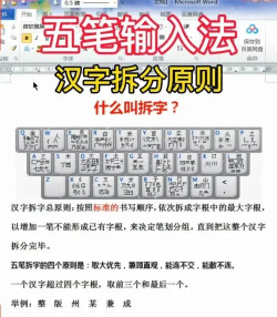 改五笔怎么打,拆字方法,输入技巧 改五笔怎么打,拆字方法,输入技巧