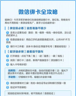 微信绑卡怎么绑,操作步骤详解,新手也能轻松搞定 微信绑卡怎么绑,操作步骤详解,新手也能轻松搞定