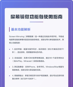 屏幕镜像怎么用,操作步骤详解,常见问题解决 屏幕镜像怎么用,操作步骤详解,常见问题解决