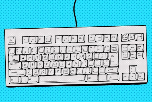 怎么画键盘 怎么画键盘