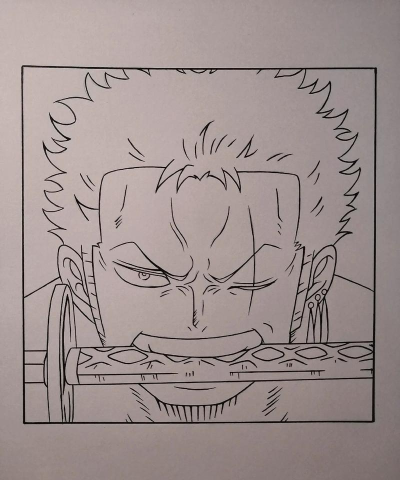 怎么画索隆 怎么画索隆