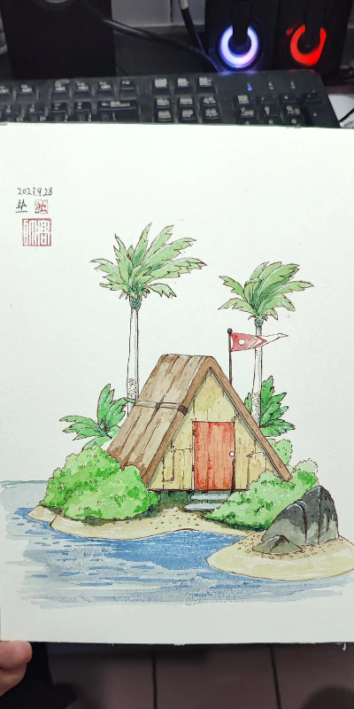 海岛怎么画 海岛怎么画