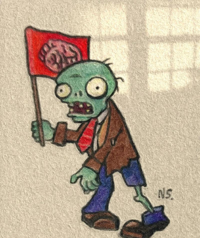 大战僵尸怎么画 大战僵尸怎么画