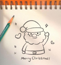 圣诞老人怎么画,简单步骤教学,轻松画出可爱圣诞老人 圣诞老人怎么画,简单步骤教学,轻松画出可爱圣诞老人