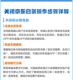 京东怎么关闭白条,操作步骤详解,避免后续问题 京东怎么关闭白条,操作步骤详解,避免后续问题