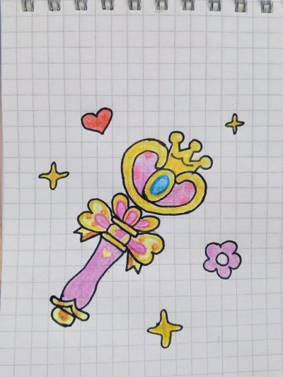 魔法棒怎么画,简单易学教程,轻松画出梦幻魔法棒 魔法棒怎么画,简单易学教程,轻松画出梦幻魔法棒