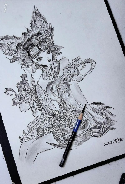 妲己怎么画,掌握人物特征,轻松画出妖媚狐仙 妲己怎么画,掌握人物特征,轻松画出妖媚狐仙