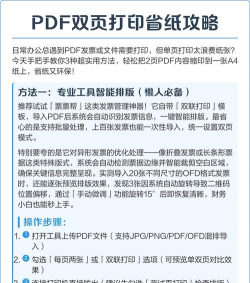 pdf如何打印双面,实现高效省纸,掌握关键设置步骤 pdf如何打印双面,实现高效省纸,掌握关键设置步骤