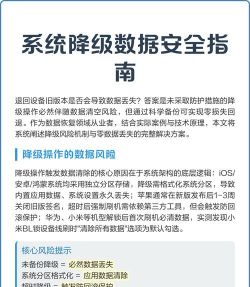手机系统怎么降级,安全操作指南,避免数据丢失风险 手机系统怎么降级,安全操作指南,避免数据丢失风险
