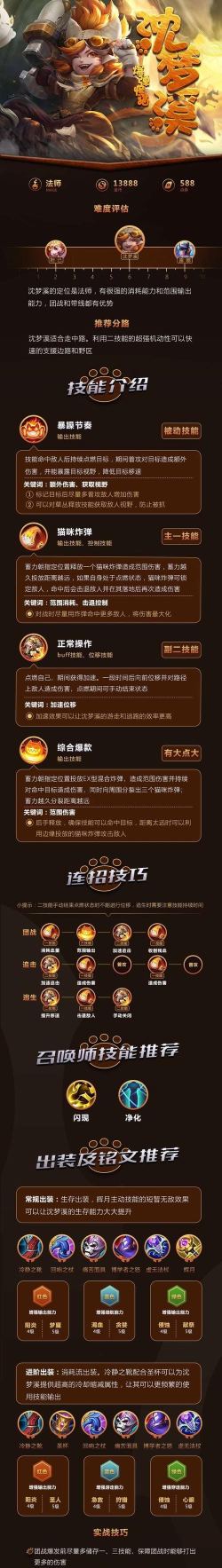 沈梦溪怎么玩,技能连招技巧,团战打法思路 沈梦溪怎么玩,技能连招技巧,团战打法思路