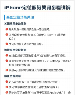 苹果手机定位,如何关闭定位服务,保护个人隐私安全 苹果手机定位,如何关闭定位服务,保护个人隐私安全