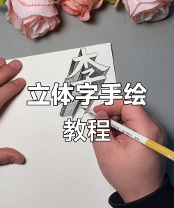 立体字怎么写,简单几步,轻松搞定 立体字怎么写,简单几步,轻松搞定