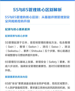 5s怎么区分,核心概念,实际应用 5s怎么区分,核心概念,实际应用