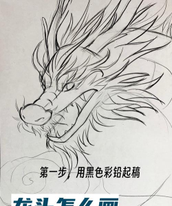 怎么画飞龙,掌握基本结构,画出霸气造型 怎么画飞龙,掌握基本结构,画出霸气造型