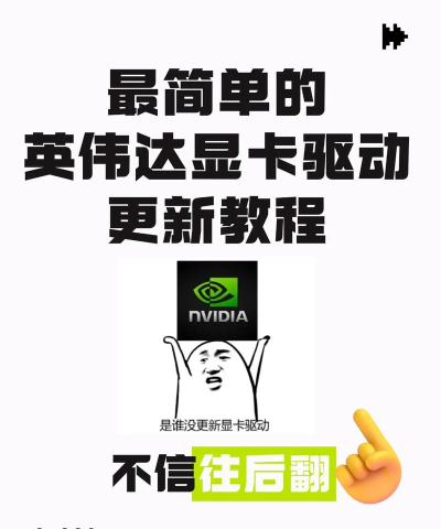 nvidia显卡驱动怎么更新,操作步骤详解,新手也能轻松搞定 nvidia显卡驱动怎么更新,操作步骤详解,新手也能轻松搞定