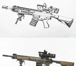 如何画武器,掌握基础步骤,画出逼真效果 如何画武器,掌握基础步骤,画出逼真效果