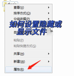 如何隐藏文件 如何隐藏文件