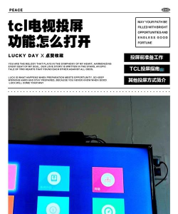 tcl电视怎么投屏 tcl电视怎么投屏