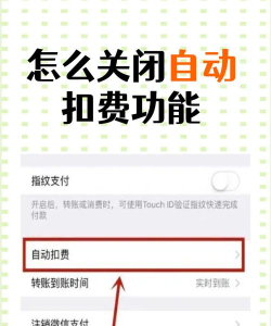 如何关闭自动扣费 如何关闭自动扣费
