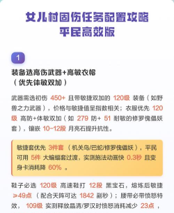 女儿村如何提高固伤 女儿村如何提高固伤