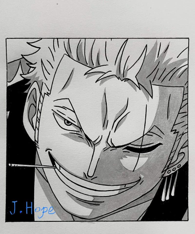 怎么画索隆 怎么画索隆