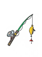 鱼竿怎么画 鱼竿怎么画