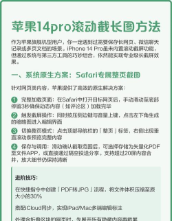 苹果手机怎么截长图,轻松掌握滚动截图,完整保存长页面 苹果手机怎么截长图,轻松掌握滚动截图,完整保存长页面