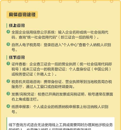 纳税人识别号,查询方法详解,快速获取指南 纳税人识别号,查询方法详解,快速获取指南
