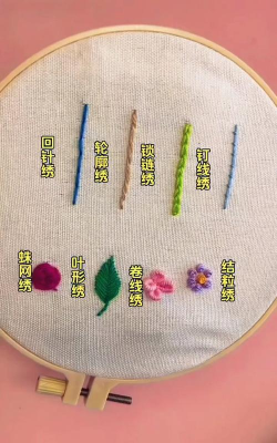 刺绣,掌握基础针法,绣出精美图案 刺绣,掌握基础针法,绣出精美图案