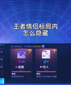 王者亲密关系怎么隐藏,保护隐私小技巧,轻松设置不求人 王者亲密关系怎么隐藏,保护隐私小技巧,轻松设置不求人