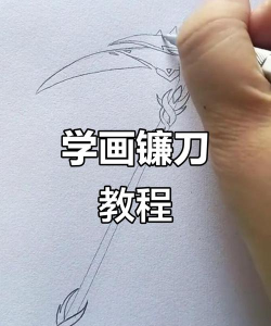 镰刀怎么画,简单步骤教学,一看就会画 镰刀怎么画,简单步骤教学,一看就会画