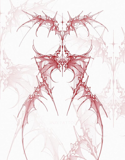 恶魔翅膀怎么画,掌握结构要点,轻松画出霸气翅膀 恶魔翅膀怎么画,掌握结构要点,轻松画出霸气翅膀