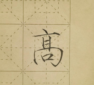 高的繁体字怎么写,正确书写方法,笔画顺序详解 高的繁体字怎么写,正确书写方法,笔画顺序详解