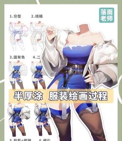 立绘怎么做,从构思到上色,手把手教你画 立绘怎么做,从构思到上色,手把手教你画