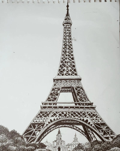 画塔,掌握基本结构,画出立体感 画塔,掌握基本结构,画出立体感