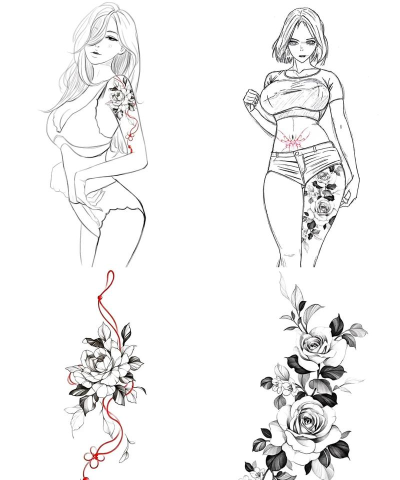 怎么画纹身,掌握基础技巧,轻松设计个性图案 怎么画纹身,掌握基础技巧,轻松设计个性图案