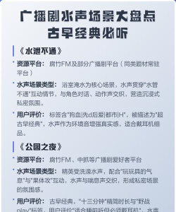 怎么听广播剧,平台选择多,体验更沉浸 怎么听广播剧,平台选择多,体验更沉浸