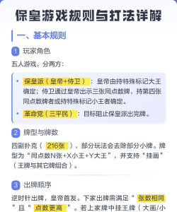 保皇怎么打,掌握基本规则,快速上手技巧 保皇怎么打,掌握基本规则,快速上手技巧