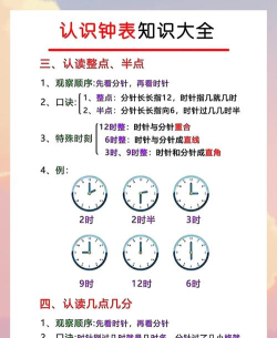 时钟如何看,学会基本方法,轻松读懂时间 时钟如何看,学会基本方法,轻松读懂时间
