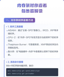 内存时序怎么看,关键参数解读,新手也能懂 内存时序怎么看,关键参数解读,新手也能懂