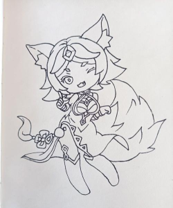 怎么画妲己 怎么画妲己