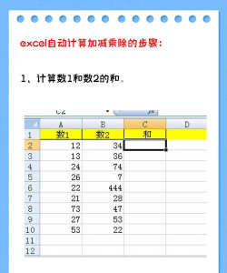 excel中的加减乘除怎么用 excel中的加减乘除怎么用