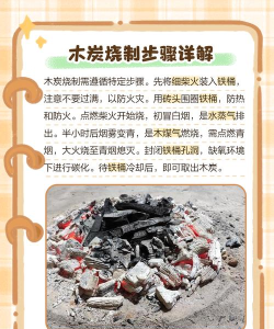木炭,传统烧制方法,家庭简易制作指南 木炭,传统烧制方法,家庭简易制作指南